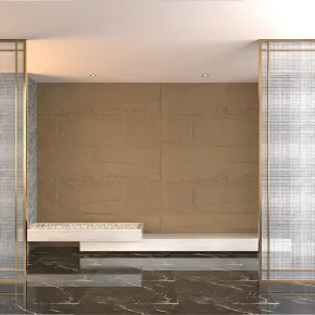 Set 10 Pannelli Isolanti Effetto Pietra Tufo 3D 120x60 Rivestimento PU 2