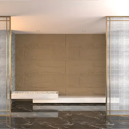 Set 10 Pannelli Isolanti Effetto Pietra Tufo 3D 120x60 Rivestimento PU
