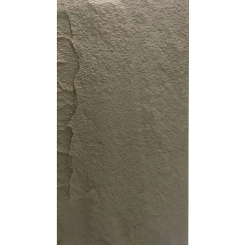 Set 10 Pannelli Isolanti Effetto Pietra 3D Grigio Scuro 120x60 in PU
