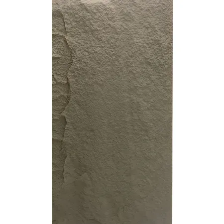 Set 10 Pannelli Isolanti Effetto Pietra 3D Grigio Scuro 120x60 in PU