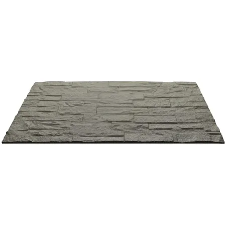 Set 12 Pannelli Isolanti Effetto Pietra Mattoni 3D 120x60 Tortora PU