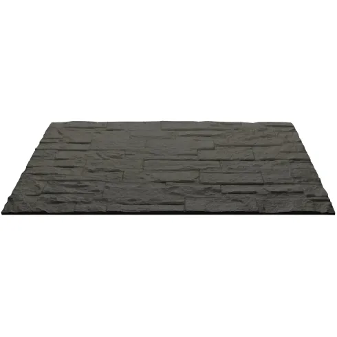 Set 12 Pannelli Isolanti Effetto Mattoni 3D 120x60 Grigio Ardesia PU