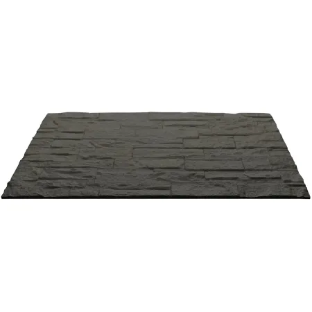 Set 12 Pannelli Isolanti Effetto Mattoni 3D 120x60 Grigio Ardesia PU