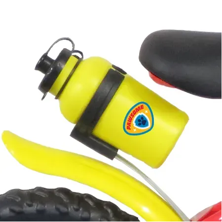 Bicicletta Bambini 12" Paw Patrol Rosso Rotelle Removibili Borraccia