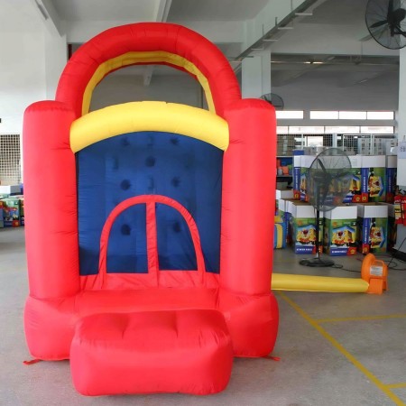 Gonfiabile per Bambini Castello Scivoli 600x215 con Gonfiatore Pompa