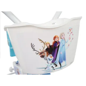 Bicicletta per Bambini 12" Frozen Disney Azzurro Cestino Portabambola 2