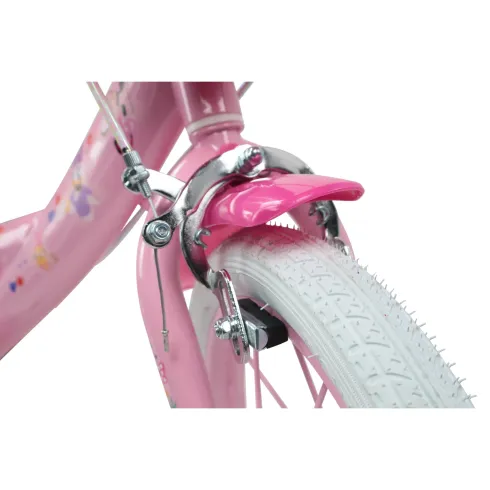 Bicicletta per Bambini 14" Minnie Disney Rosa Cestino Portabambola