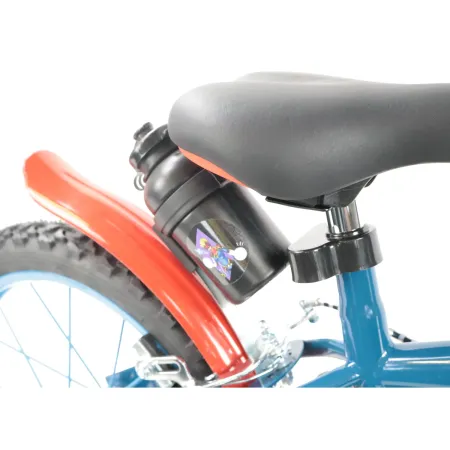 Bicicletta Bambini 16" Avengers Azzurro Rotelle Removibili Parafanghi
