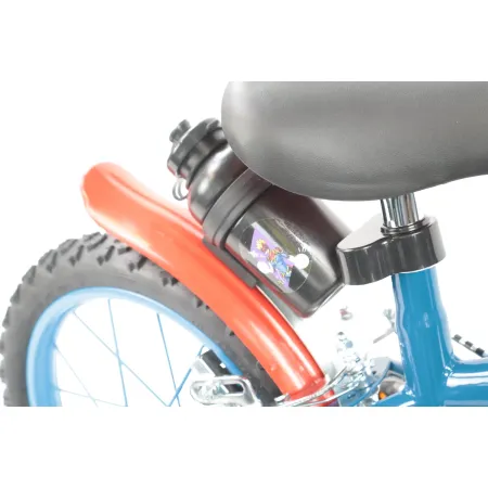Bicicletta Bambini 14" Avengers Azzurro Rotelle Removibili Parafanghi