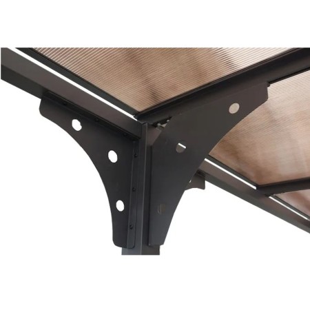Tettoia in Alluminio 3x5 metri Carport Policarbonato Gazebo Posto Auto