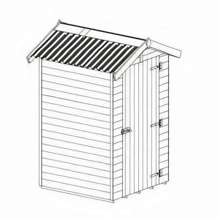 Casetta in Legno uso Bagno 140x140 cm