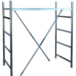 Alzata Completa 120 cm per Trabattello Ponteggio in Acciaio Zincato