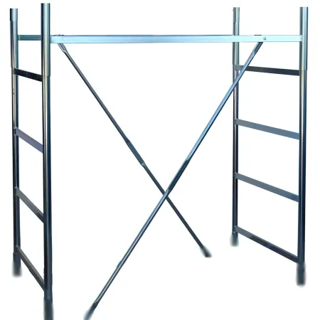 Alzata Completa 120 cm per Trabattello Ponteggio in Acciaio Zincato