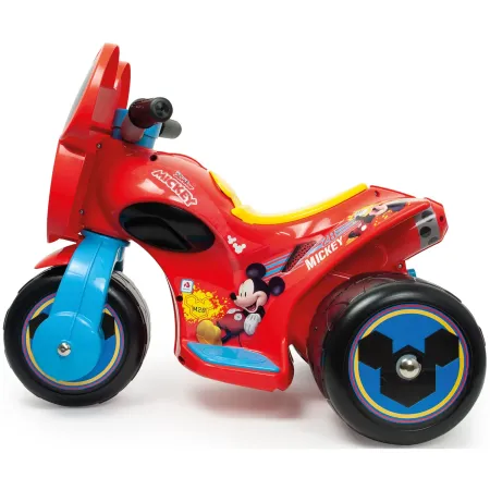 Triciclo Elettrico per Bambini 6V Topolino Disney Rosso Caricabatterie