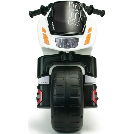 Moto Cavalcabile per Bambini Scooter Bianco Massimo 50 kg Maniglia