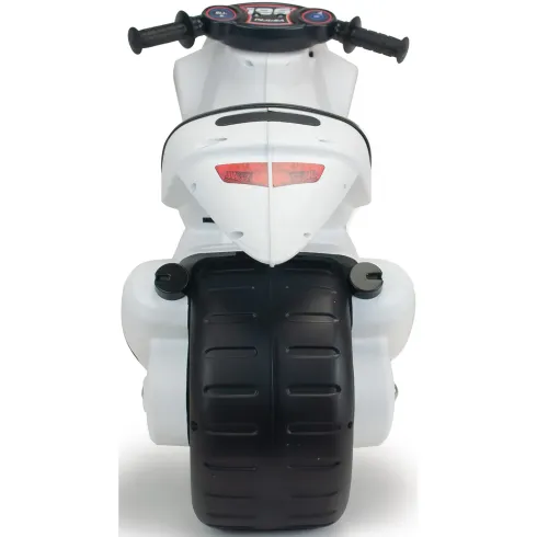 Moto Cavalcabile per Bambini Scooter Bianco Massimo 50 kg Maniglia