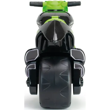 Moto Cavalcabile per Bambini Verde Nero Primi Passi Scooter Ergonomico