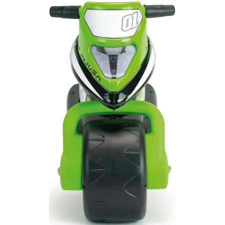 Moto Cavalcabile per Bambini Verde Nero Primi Passi Scooter Ergonomico
