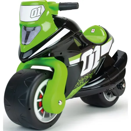 Moto Cavalcabile per Bambini Verde Nero Primi Passi Scooter Ergonomico