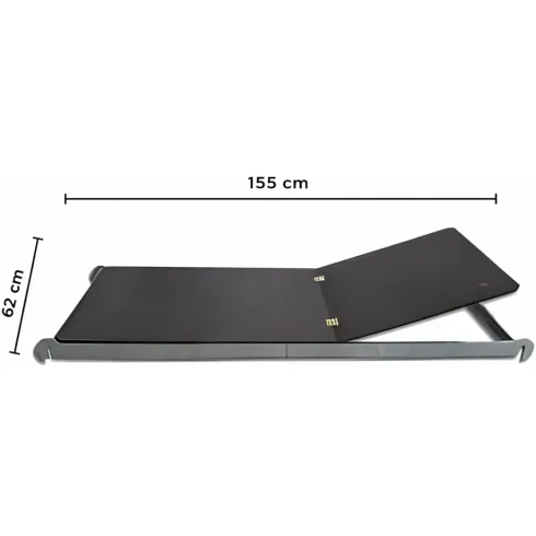 Piano Lavoro con Botola 62x155 cm per Trabattello Ponteggio in Acciaio