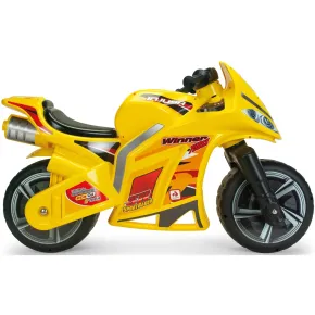 Moto Cavalcabile per Bambini Giallo Scooter XL Sportivo Winner 2