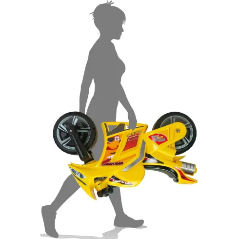 Moto Cavalcabile per Bambini Giallo Scooter XL Sportivo Winner