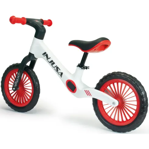 Bicicletta Bambini Senza Pedali Bianco Balance Bike Sella Regolabile