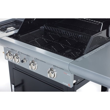 Barbecue a Gas con Pietra Lavica BBQ Coperchio Bruciatori da Giardino Balcone