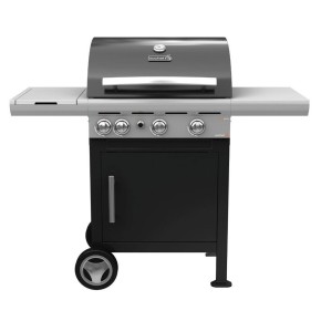 Barbecue a Gas con Pietra Lavica BBQ Coperchio Bruciatori da Giardino Balcone 2