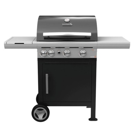 Barbecue a Gas con Pietra Lavica BBQ Coperchio Bruciatori da Giardino Balcone