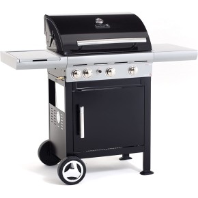 Barbecue a Gas con Pietra Lavica BBQ Coperchio Bruciatori da Giardino Balcone