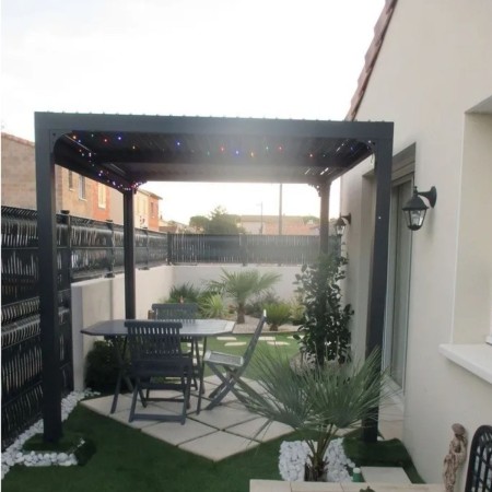 Pergola Bioclimatica 3x2.4 in Alluminio Gazebo Pergolato | BricoShop24