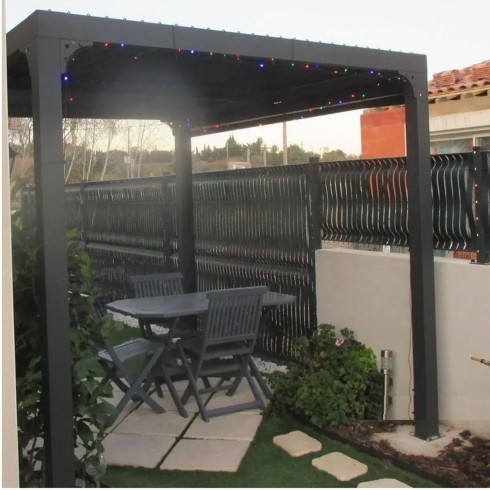Pergola Bioclimatica 3x2.4 in Alluminio Gazebo Pergolato | BricoShop24