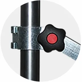 Asta Stabilizzatrice Telescopica Acciaio 200-300 cm per Trabattelli 2