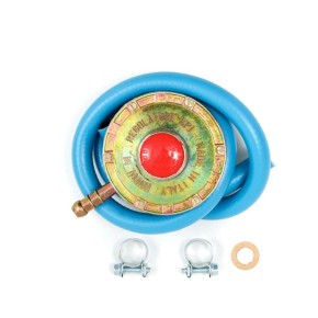 Regolatore di Pressione Gas Riduttore per Bombola Stufa Barbecue Fungo Tubo 120