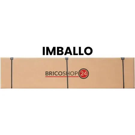 Trabattello Ponteggio Acciaio Altezza 510 cm Mezzopiano Ruote Girevoli