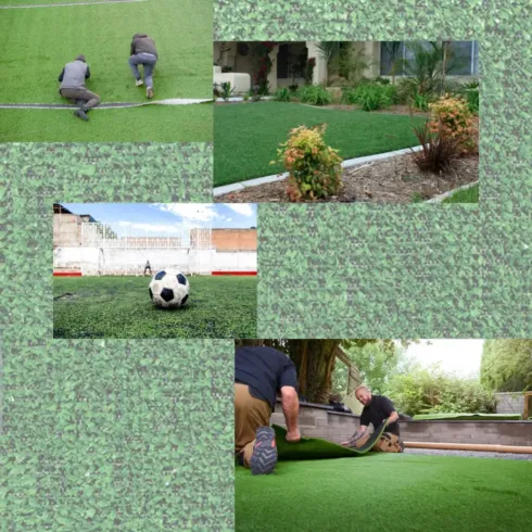 Tappeto Erba Sintetica 10 mm Verde Rotolo 1x25 m Drenante 25 mq