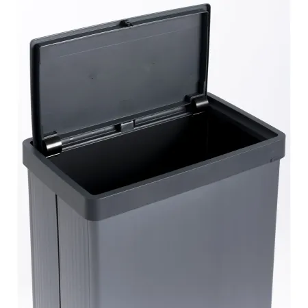 Pattumiera Keter 54L Blu Perlato Apertura Push per Cucina con Gambe