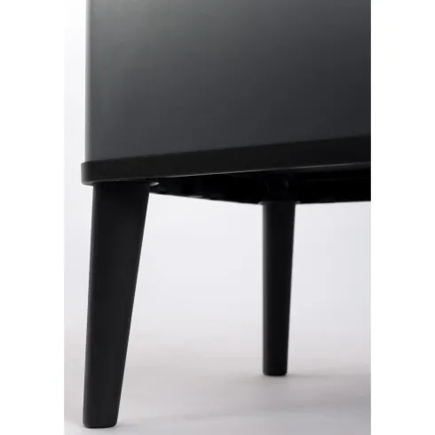 Pattumiera Keter 54L Blu Perlato Apertura Push per Cucina con Gambe