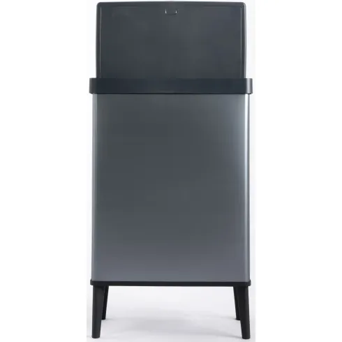 Pattumiera Keter 54L Blu Perlato Apertura Push per Cucina con Gambe