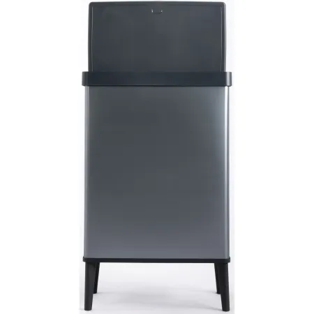 Pattumiera Keter 54L Blu Perlato Apertura Push per Cucina con Gambe