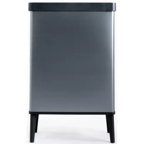Pattumiera Keter 54L Blu Perlato Apertura Push per Cucina con Gambe
