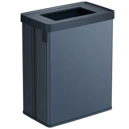 Pattumiera Keter 54L Blu Perlato Differenziata Materiale Riciclato