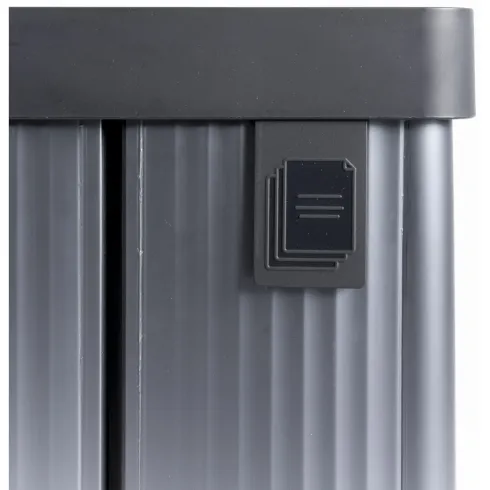 Pattumiera Keter 54L Blu Perlato Differenziata Materiale Riciclato