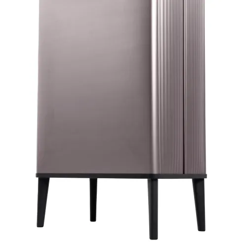 Pattumiera Keter 54L Rosa Perlato Apertura Push per Cucina con Gambe