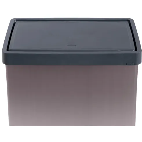 Pattumiera Keter 54L Rosa Perlato Apertura Push per Cucina con Gambe