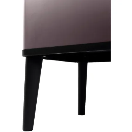 Pattumiera Keter 54L Rosa Perlato Apertura Push per Cucina con Gambe