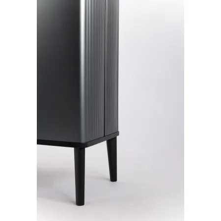 Pattumiera Keter 54L Grigio Perlato Apertura Push per Cucina con Gambe