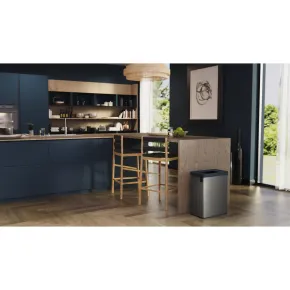 Pattumiera Keter 54L Grigio Perlato Differenziata Materiale Riciclato 2