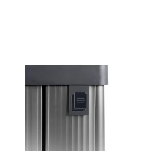 Pattumiera Keter 54L Grigio Perlato Differenziata Materiale Riciclato
